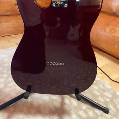 Fender American Select Carved Blackwood Top Telecaster SH 2013 - Black Cherry Burst image 2
