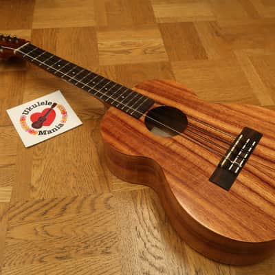 Kamaka HF-38 Curly Koa 8-String Tenor #4004 image 5