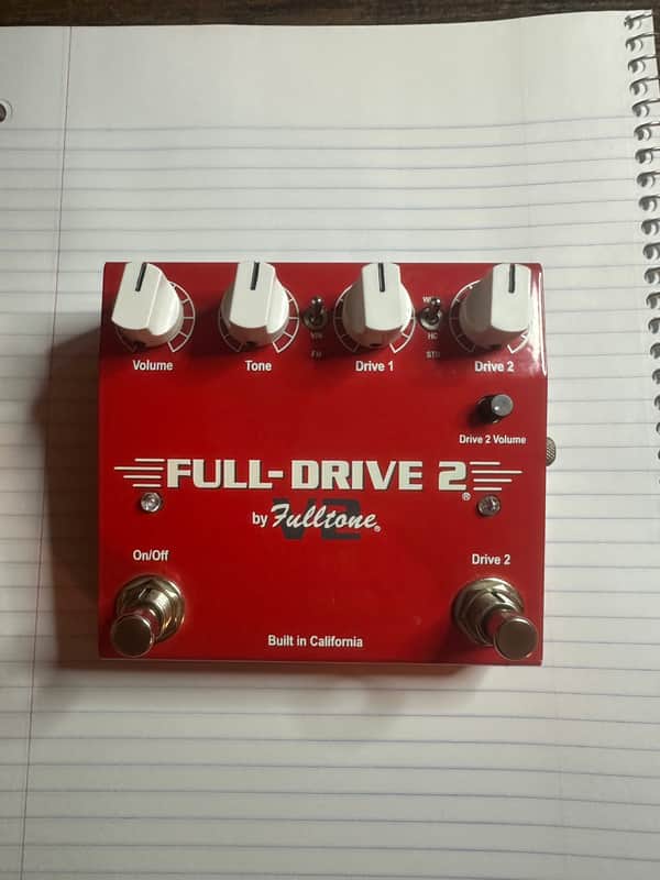Fulltone Full-Drive 2 V2 2018 - Present - Red image 1