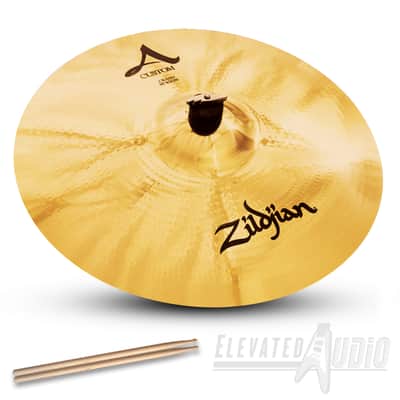 Zildjian 18" A Custom Crash Cymbal + FREE American Hickory Drum Sticks! Buy from CA's #1 Dealer! image 1