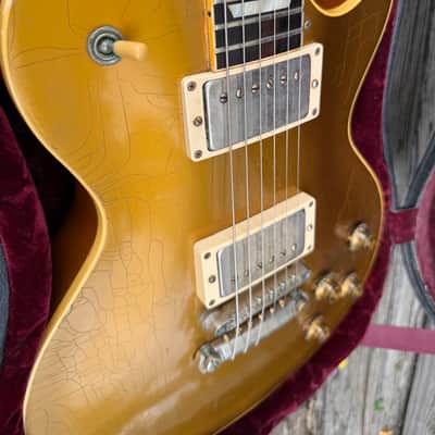Gibson Les Paul Historic Custom Shop 57 R7 1957 Reissue Goldtop with Brazilian Fretboard 2003 - Goldtop image 2