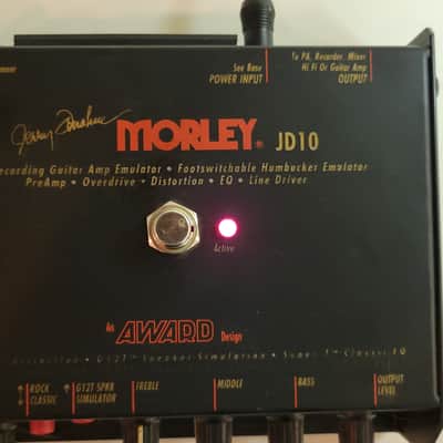 Morley JD10 Overdrive Amp Simulator Early 2000's - BLACK image 1