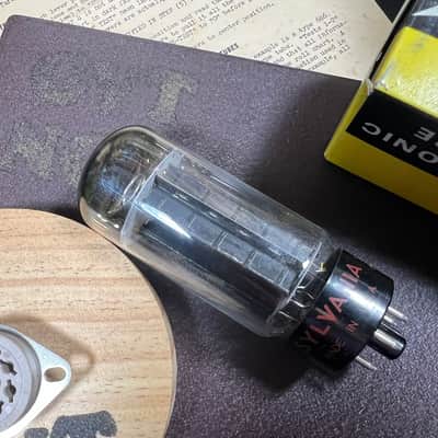 Sylvania 5U4GB Black Plate Rectifier Vintage Vacuum Tube image 4
