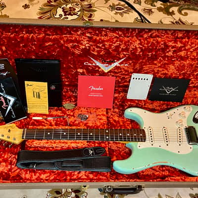 2022 Fender Custom Shop 1959 Stratocaster Heavy Relic, Surf Green image 12