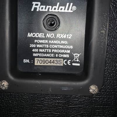 Randall RX120D Amp & Cab image 5