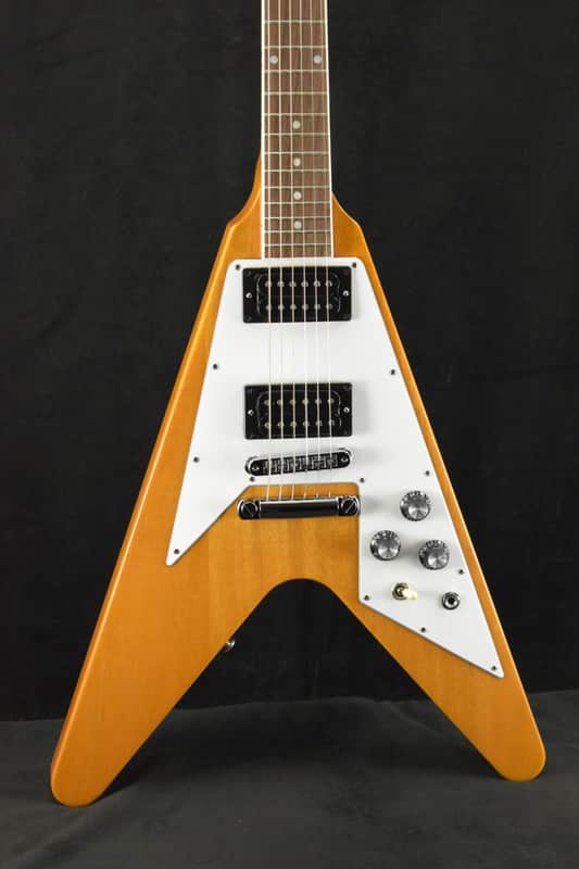 Gibson Original 70s Flying V Antique Natural image 1