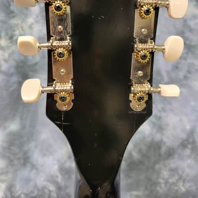 Vintage 1968 Truetone by Kay Archtop Redburst Guitar Pro Setup New Strings Soft Shell Case image 8