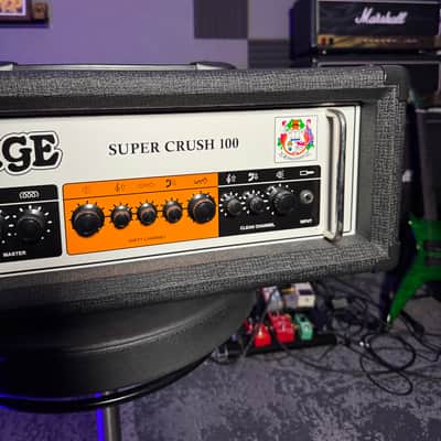Orange Super Crush 100 Amp Head - like new image 4