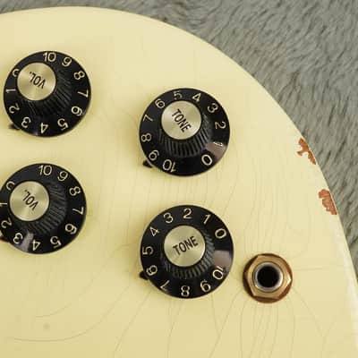 2020 Gibson Jimi Hendrix '67 SG Custom, Aged Polaris White image 13