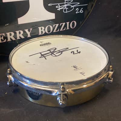 Terry Bozzio's DW - 2.5x10" Prototype, Brass Piccolo Tom 1990's. Autographed! image 1