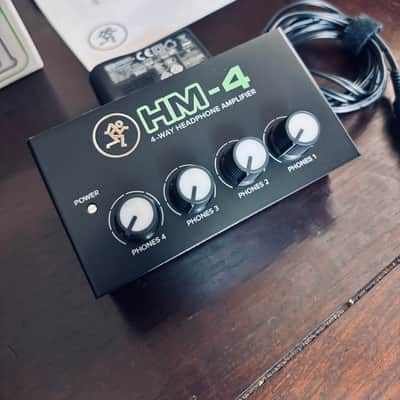 Mackie HM-4 4-Way Headphone Amplifier 2018 - Present - Black image 1