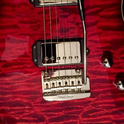 Ernie Ball Music Man 25th Anniversary (Reflex/Game Changer) Venetian Red Burst image 2