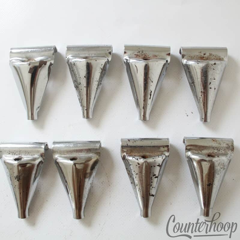 *Slingerland 8x Sound King Bass Drum Tension T-Rod-Claws Chrome Vintage 60s-70s image 1