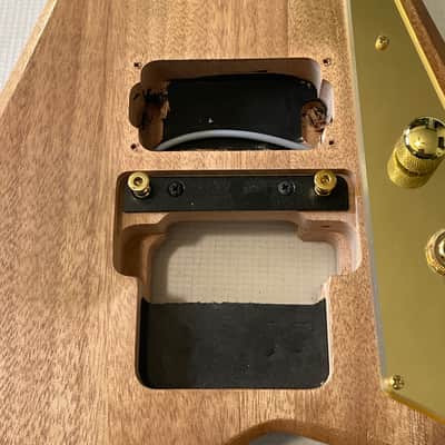 2020's Jackson JS32 RR Rhoads Natural Wood Semi Loaded Guitar Body Floyd Ready image 12