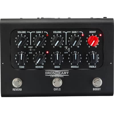 Laney Martin Miller Ironheart LOUDPEDAL Preamp / DI 60-Watt Guitar Amp Effect Pedal image 1