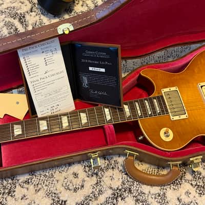 Gibson Custom Shop Les Paul Historic 2018 Lemonburst 1958 image 4