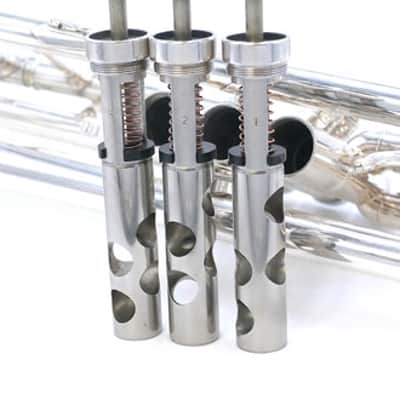 Custom Edwards Gen III Bb Trumpet in Silver Plate image 6