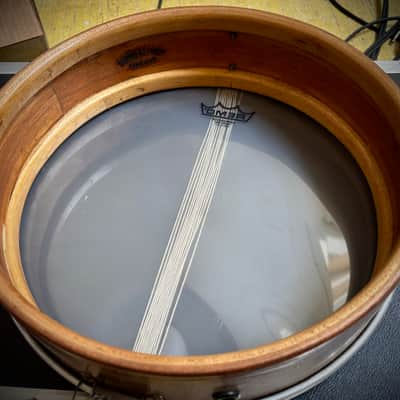 Vintage 1920s Ludwig & Ludwig Chicago 16-Rod Single-Tension Snare Drum - 100% Complete Survivor w/ Original P-338 Strainer image 4