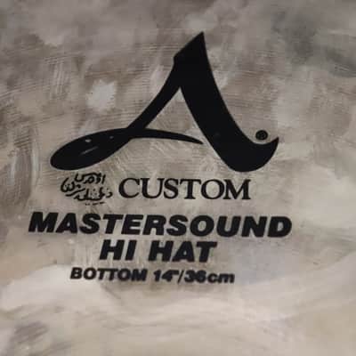 Zildjian 14" A Custom Mastersound Hi Hat Cymbals Pair image 5