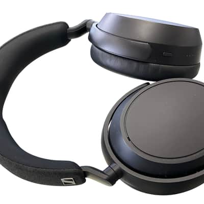 SENNHEISER Momentum 4 Wireless Headphones - Bluetooth Headset for Crystal-Clear Calls with Adaptive Noise Cancellation, 60h Battery Life, Customizable Sound and Lightweight Folding Design, Black image 2