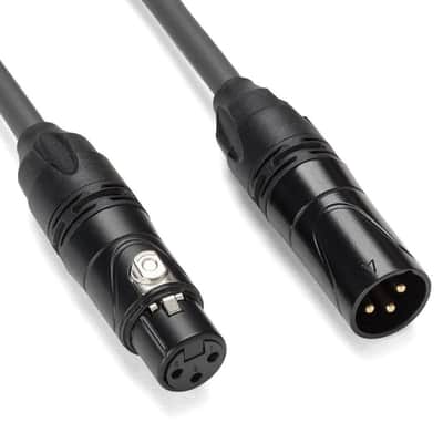 Tourtek PRO TPMQ Quad Core Microphone Cable 15ft image 1