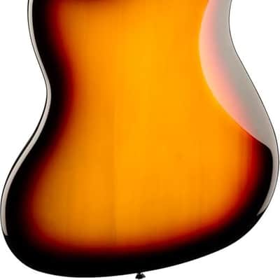 Squier Affinity Series Jaguar, Laurel Fingerboard, Black Pickguard, 3-Color Sunburst image 2