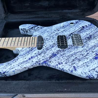 Warmoth Soloist / Dinky Charvel Jackson style 2020 Splatter image 1