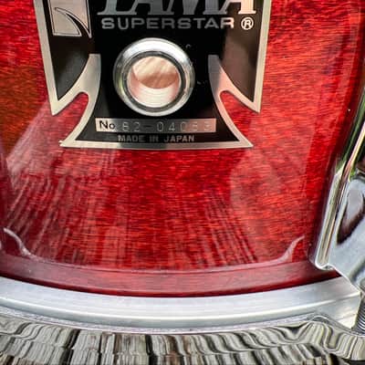 Tama Mastercraft Superstar Artwood AW456 1982 - Cherry image 2