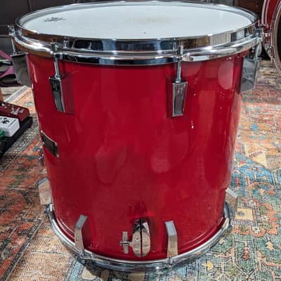 Sonor Made in Germany Mid 70's Champion Red 4 Pc Drum Set 22, 16, 8, 9, Clean! image 18