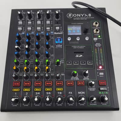 Mackie Onyx8 8-Channel Analog Mixer with Multitrack USB 2021 - Present - Dark Gray imagen 2