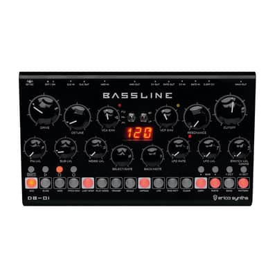 Erica Synths Bassline DB-01 Analog Desktop Synthesizer with MIDI and CV/Gate I/O image 2