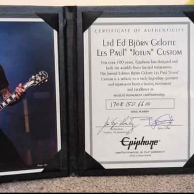 Epiphone Bjorn Gelotte Signature "Jotun" Les Paul Custom image 2