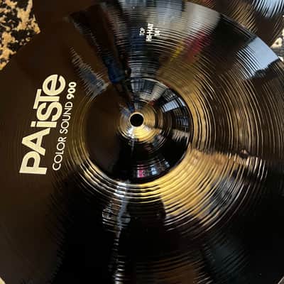 Paiste 14" Color Sound 900 Series Hi-Hat Cymbals (Pair) - Black image 2