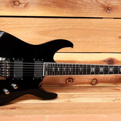 ESP JEFF HANNEMAN LTD JH600 Slayer Signature Axe Black w/ Dagger Inlays 10518 image 2