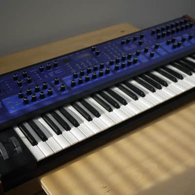 Dave Smith Instruments Poly Evolver 61-Key 4-Voice Polyphonic Synthesizer 2005 - 2011 - Blue with Wood Sides