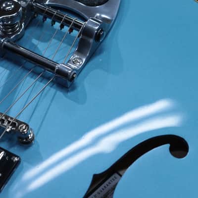 Guild Starfire I DC Pelham Blue Double-Cutaway Semi-Hollow Electric Guitar image 14