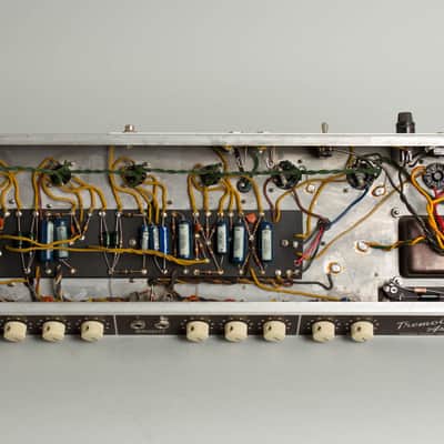 Immagine Fender Tremolux 6G9-A Piggyback Tube Amplifier (1962), ser. #00854. - 9