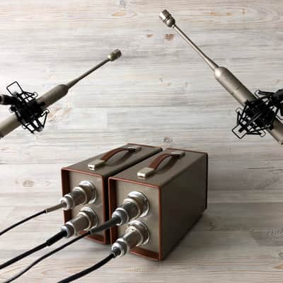 1969 Matched Pair Of AKG C28/C30A Nuvistor Tube Mics w/AKG CK28 Capsule & AKG N12 PSU image 3