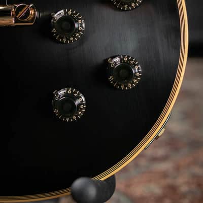 Gibson Custom Shop 1957 Les Paul Custom Reissue 2 Pickup VOS Electric Guitar - Ebony with Hardshell Case image 11