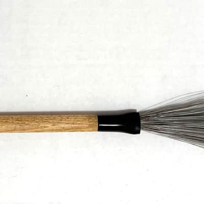 Single Vater VWTW Wire Tap Wood Handle Drum Brush - FIXED WIRE (ONE BRUSH ONLY) image 2