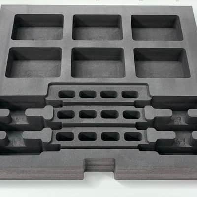 Custom Foam Insert for Rack Drawer fits 6 Shure IEM Wireless In-Ear Bodypacks PSM-1000 P10R P10R+ image 2