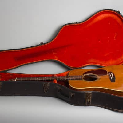 C. F. Martin D-28 Flat Top Acoustic Guitar (1954), ser. #141329, black hard shell case. image 10