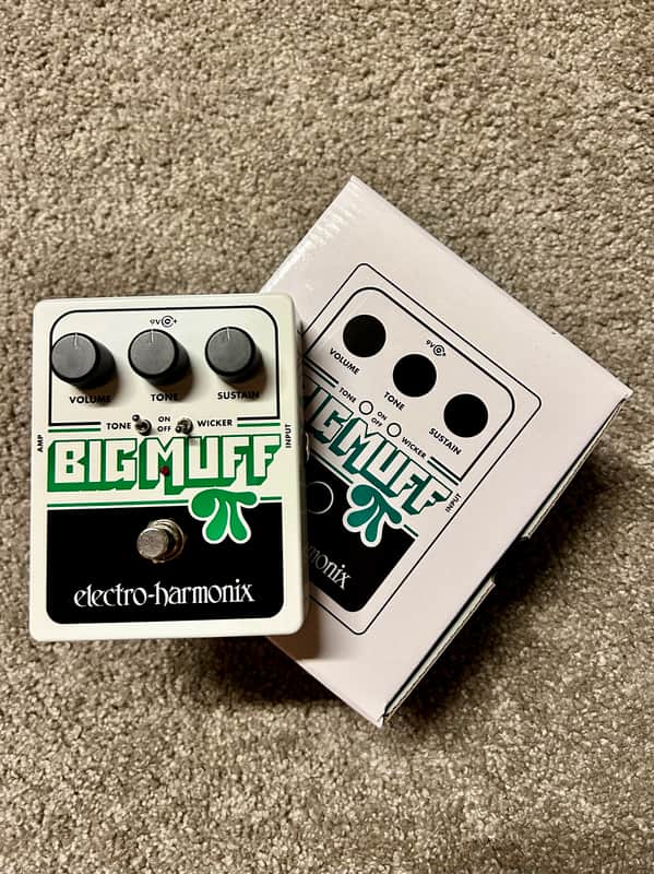 Electro-Harmonix Big Muff Pi with Tone Wicker Fuzz Pedal - Like New image 1