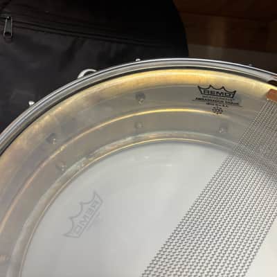 Ludwig 1930s heavy brass, black beauty shell snare drum image 4