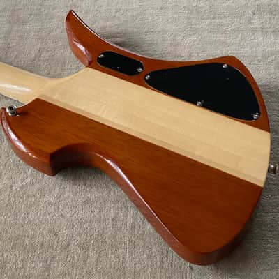B.C. Rich Heritage Classic Mockingbird Bass LH Left Hand Lefty KOA Active EMG Pickups image 17