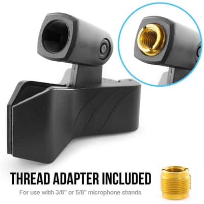 Tiger MCA88 Universal Microphone Clip, Black image 4