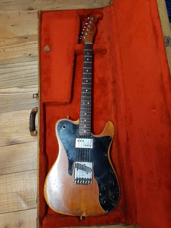 1978 Fender Telecaster Custom Natural Ash Wide Range Humbucker 88 80's image 1