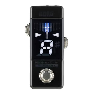 Korg PBXMINI Pitchblack X Mini Chromatic Pedal Tuner (Black) with Ultra Buffer image 1