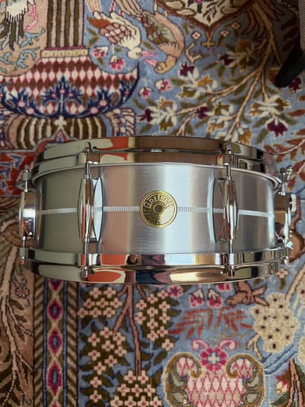 Gretsch G4160SA USA Custom Solid Aluminum 5x14" 8-Lug Snare Drum image 1