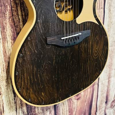 Lex 3D Ray AC1 3D Printed Carbon Fiber PLA Custom Acoustic Guitar image 2